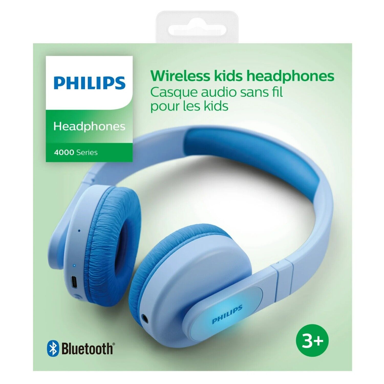 PHILIPS K4206B - Kids Wireless On-Ear Headphones-BT-Wired-Parental App Control