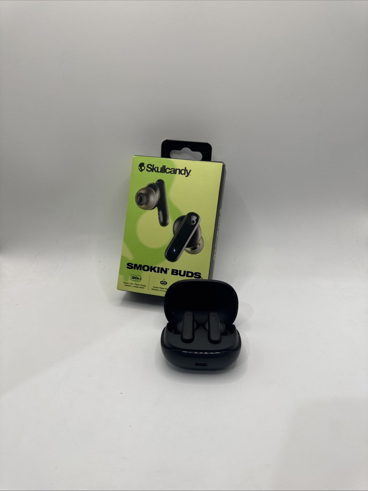 Skullcandy Smokin' Buds Wireless In-Ear Earbuds - True Black New