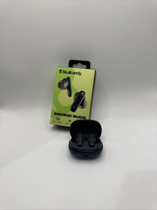 Skullcandy Smokin' Buds Wireless In-Ear Earbuds - True Black New