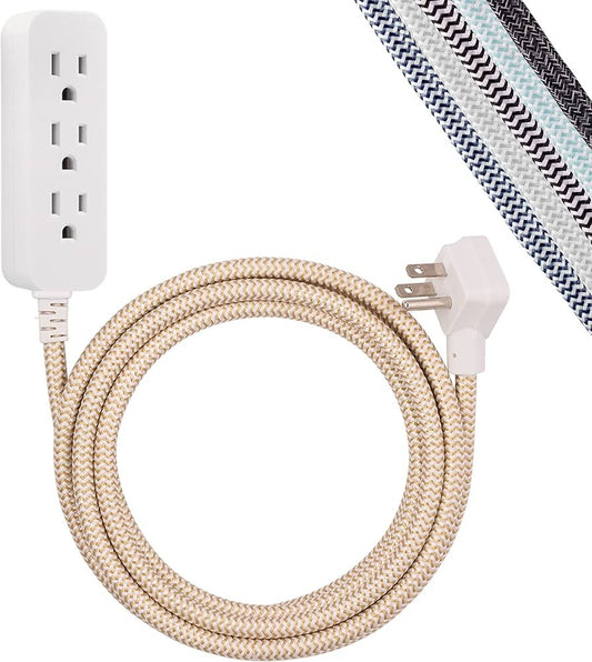 Cordinate 3 Outlet Power Strip Surge Protector Indoor Outdoor Extension Cord 16