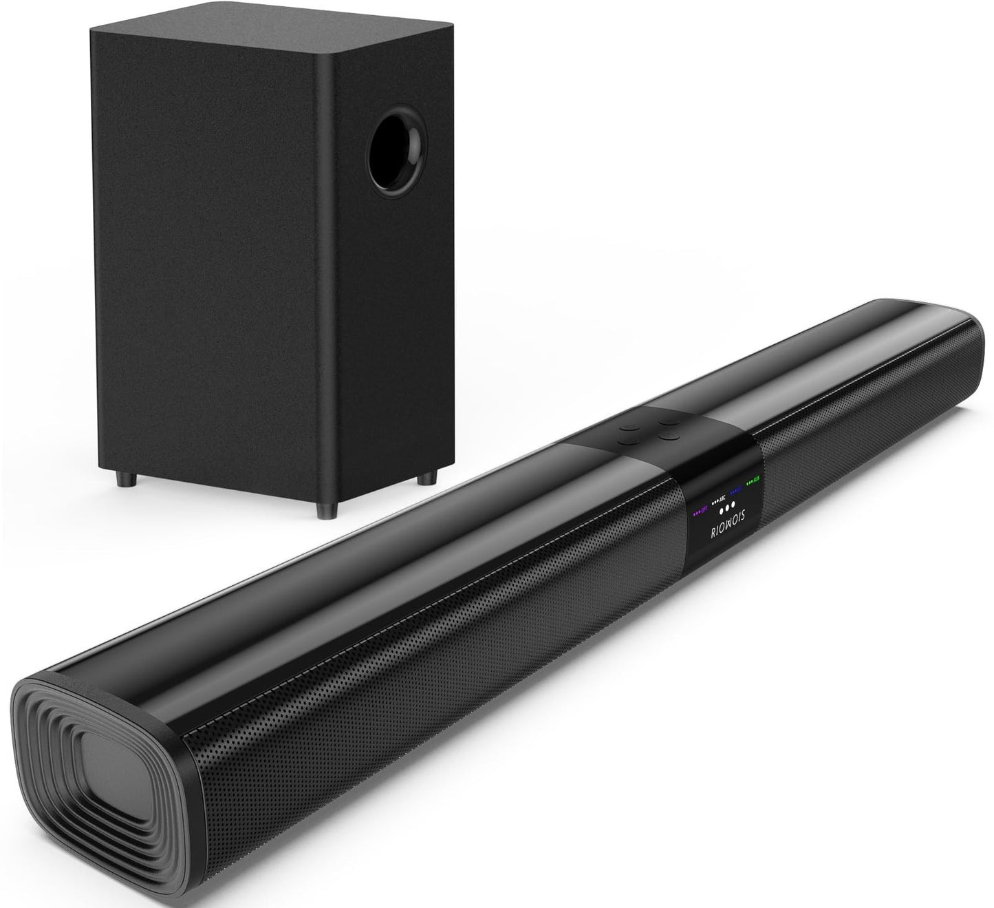 Saiyin Sound Bar for Smart TV with 5.25 Inch Subwoofer, 100W 24 Inch Soundbar