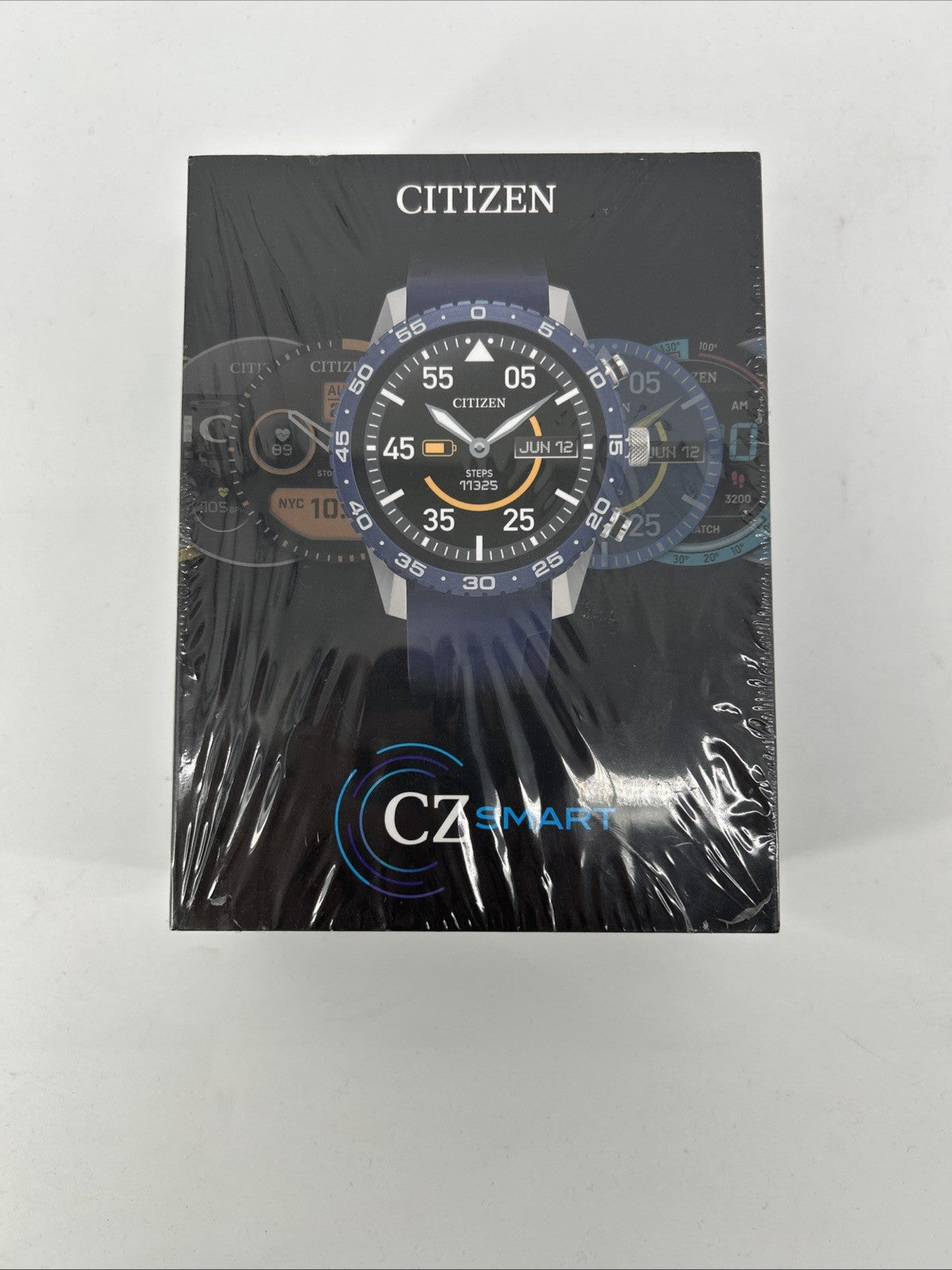 Citizen CZ Smart Touchscreen Blue Silicone Smart Watch 44MM MX1018-06X