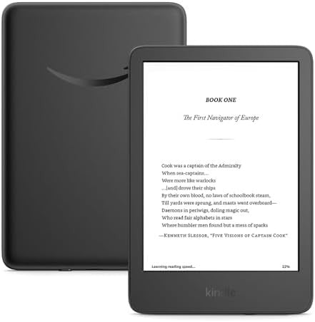 Amazon Kindle 6" e-Reader (2024) - Black
