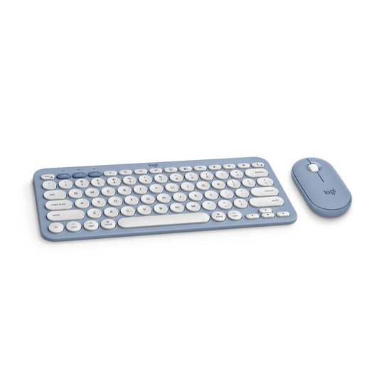 Logitech Pebble 2 Combo Wireless Keyboard & Mouse for Mac Slim Quiet