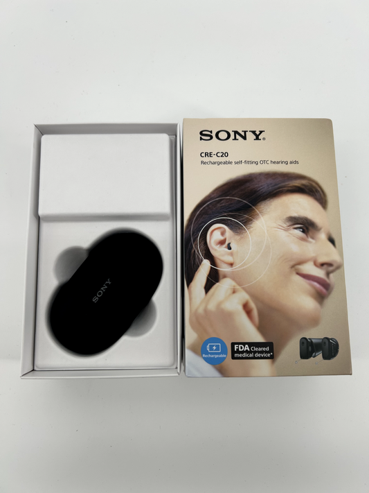 Sony CRE-C20 Self-Fitting OTC Hearing Aids - FDA Approved