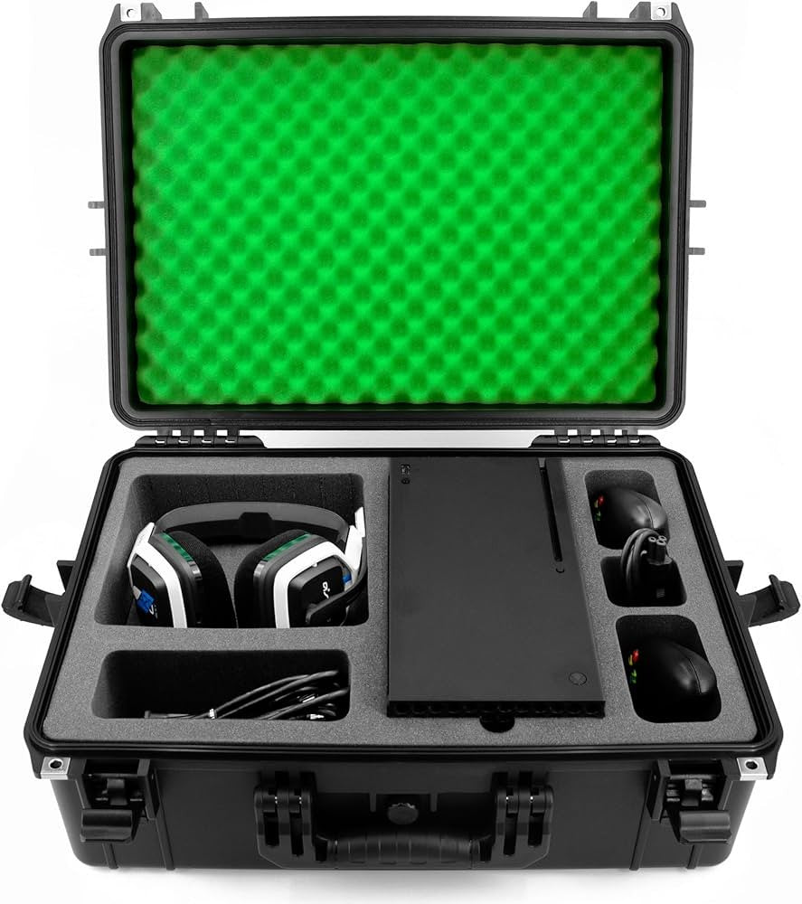 CASEMATIX Hard Shell Travel Case Compatible with Xbox Series X Console