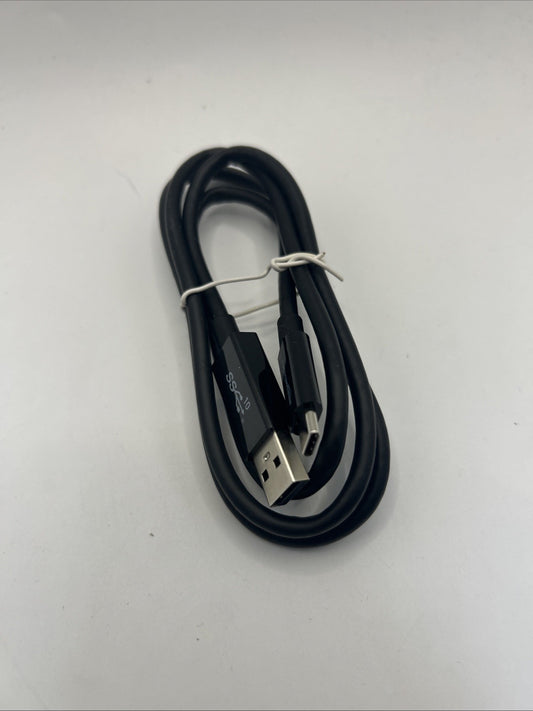 Lot Of 10 - USB Type-C to USB-A 2.0 Male Charger Cable, 3 Feet (0.9 Meters),