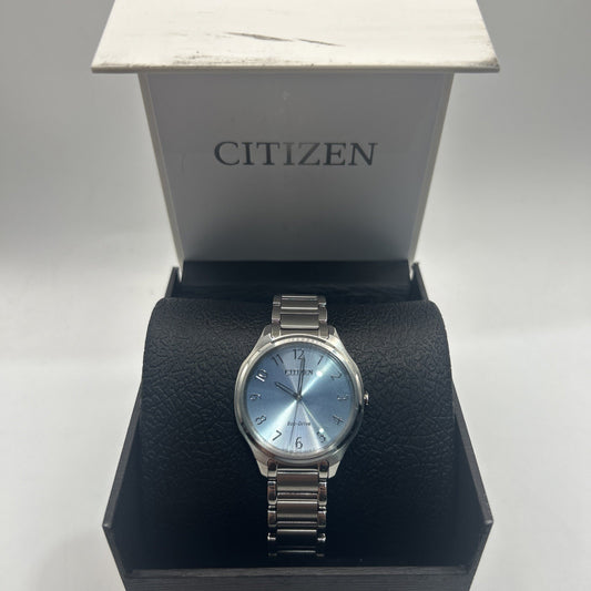 Citizen 35mm Silver Stainless Steel Case with Silver Stainless Steel Strap...