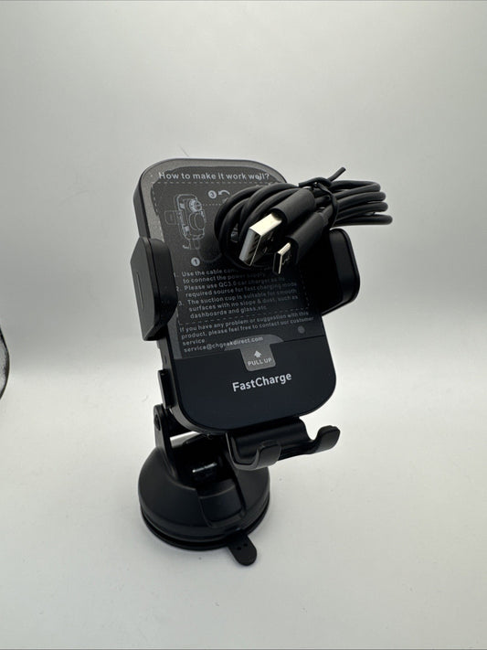 NEW Wireless Car Charger 15W Fast Charging Auto Clamp Car Charger Phone mount