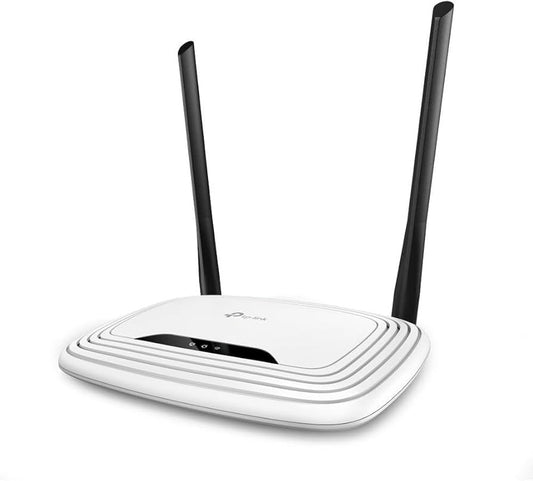 TP-Link N300 Wireless Extender, Wi-Fi Router (TL-WR841N) - 2 x 5dBi High Power