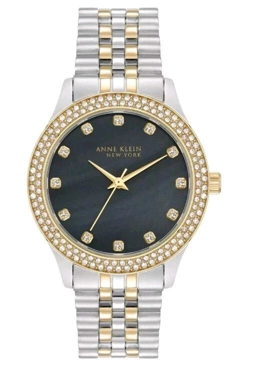 Anne Klein New York Crystal Ladies Bracelet Watch 12/7743BMTT