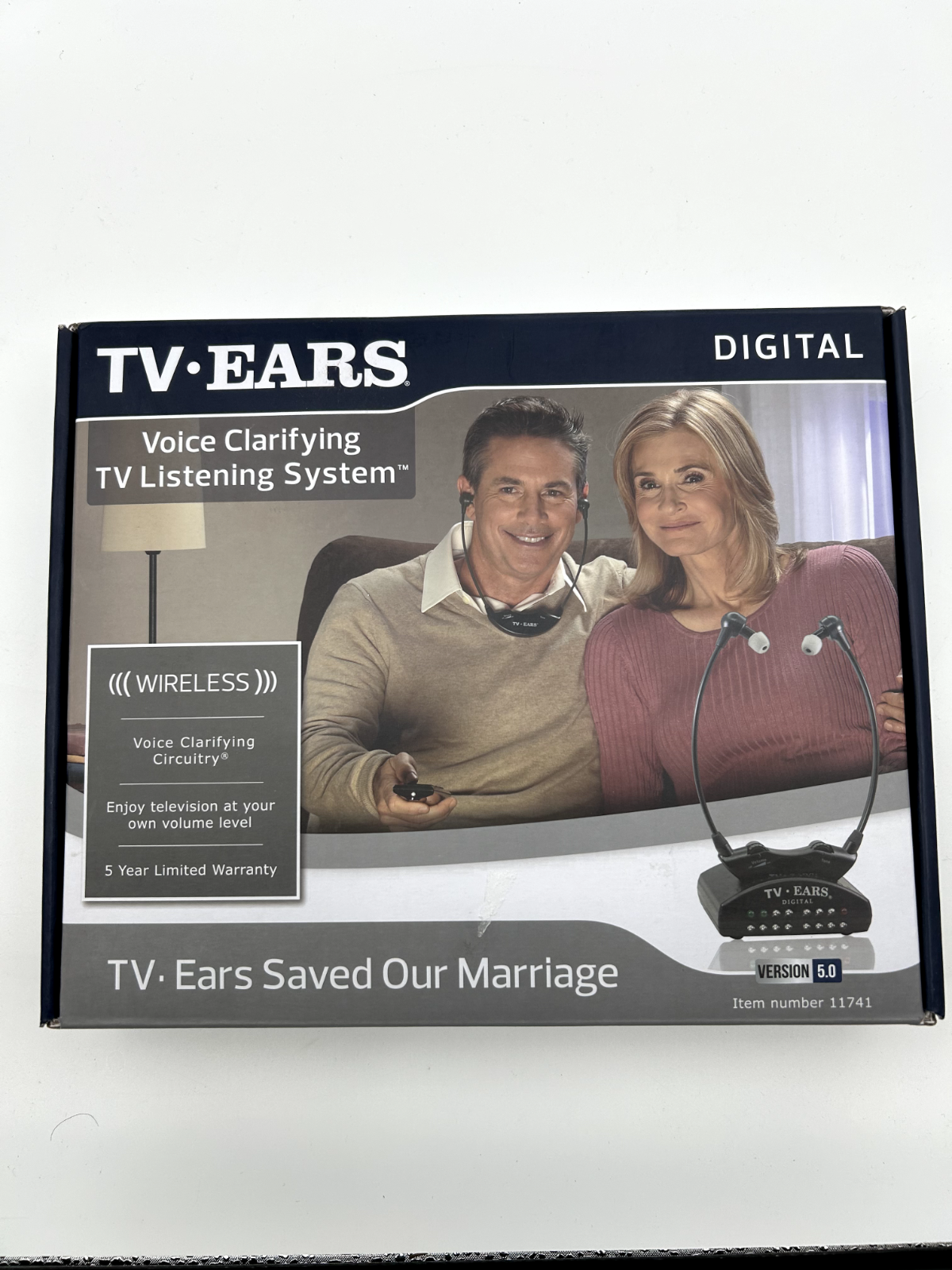TV  Ears 5.0 Digital Wireless Headset System Model 11741