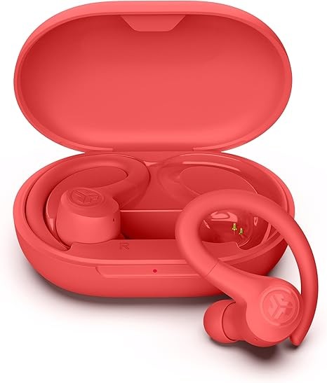 JLab Go Air Sport True Wireless Bluetooth Earbuds - Coral