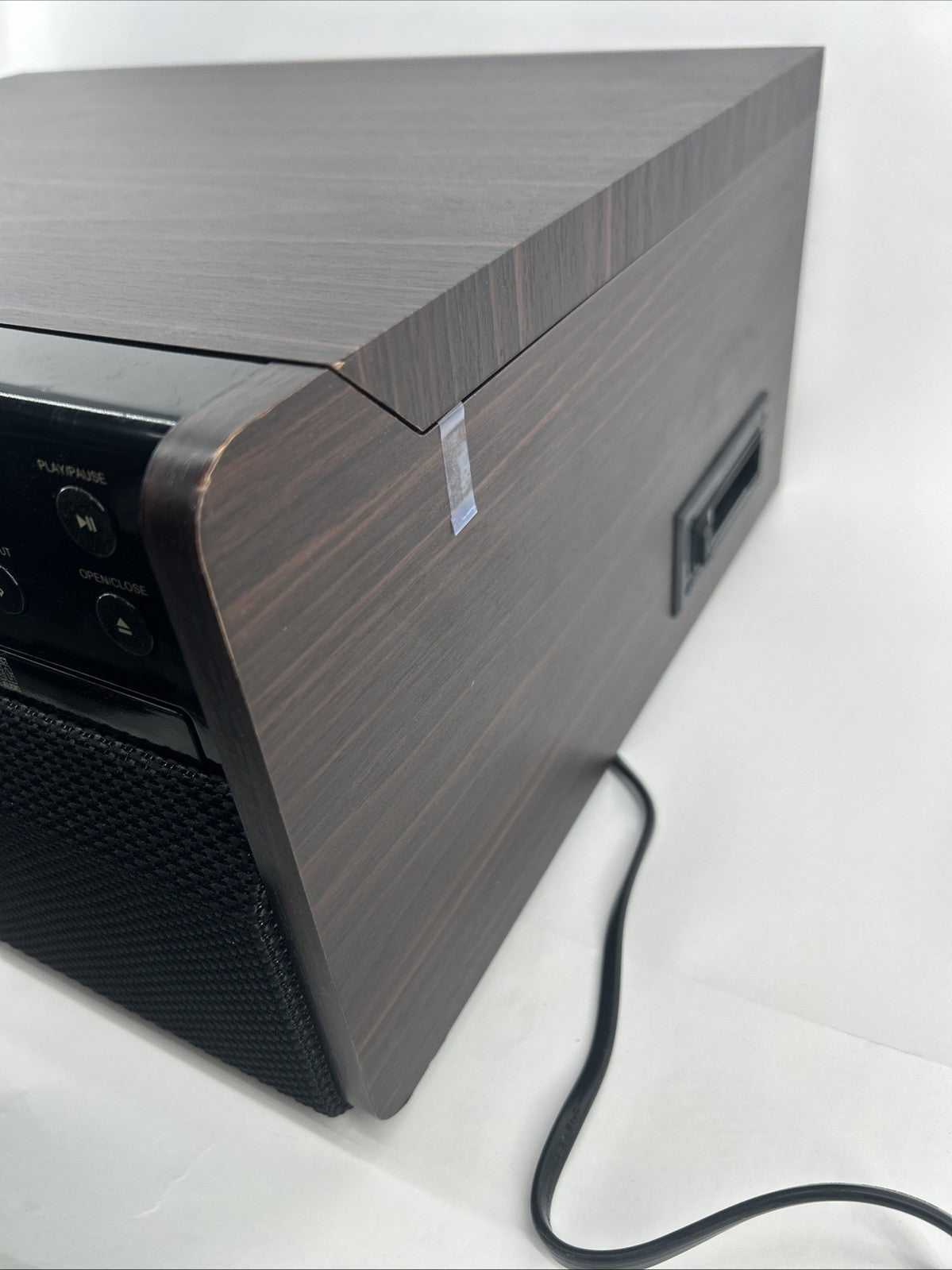 Victrola VTA-370B 7-in-1 Wood Bluetooth Retro 3-speed Record Player - See Descri