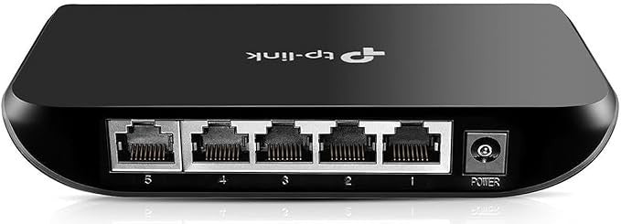TP-Link 5 Port Gigabit Ethernet Network Switch | Plug and Play | Desktop or Wall
