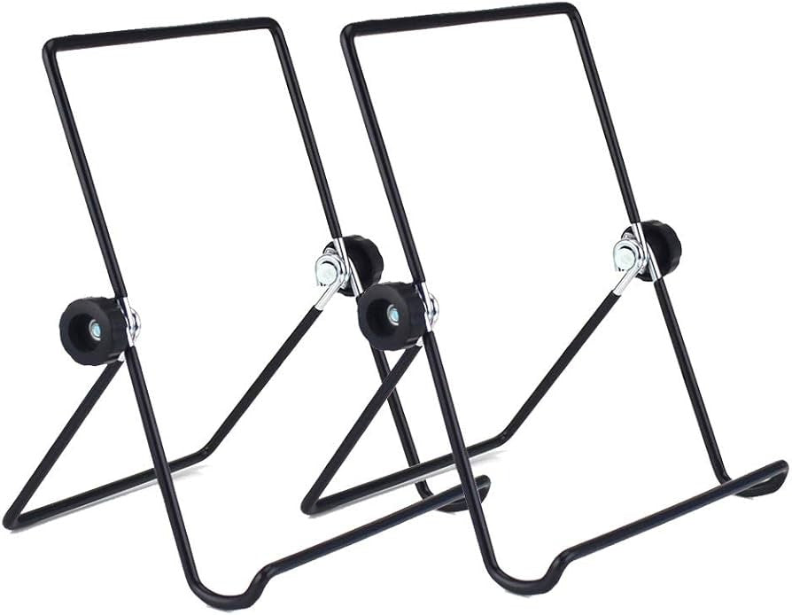 Multi-Angle Stand for 10" Tablets – Adjustable, Sturdy Black Holder