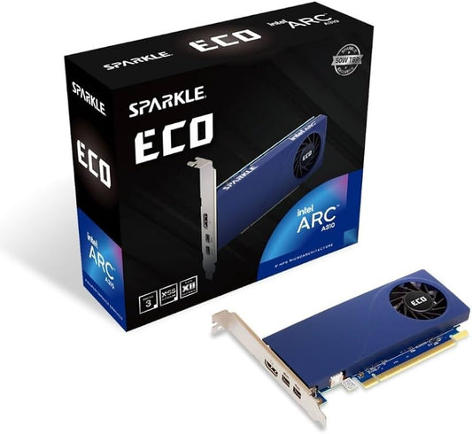 Sparkle Intel Arc A310 ECO, 4GB GDDR6, 50W TBP, Short Bracket is Included