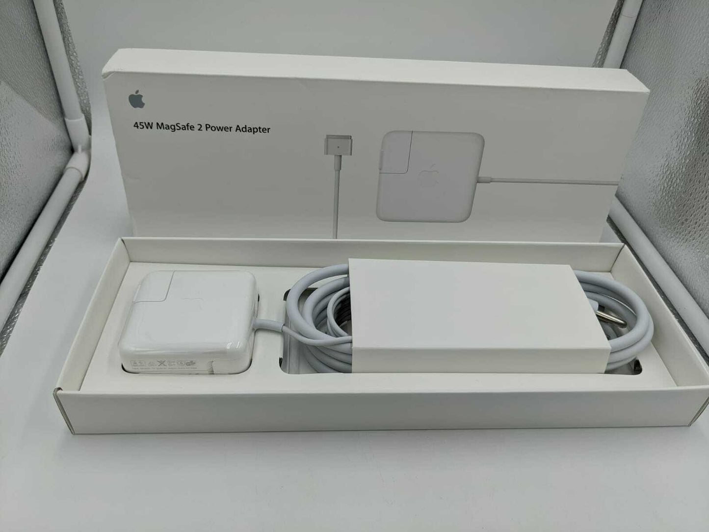 Apple 45-Watt MagSafe 2 Laptop Charger with 3-Prong & Folding Plug Kit (A1436)