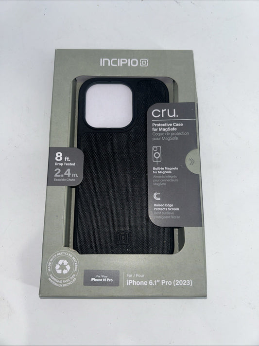 Incipio cru. Apple iPhone 15 Pro Protective Case with MagSafe - Black Camo