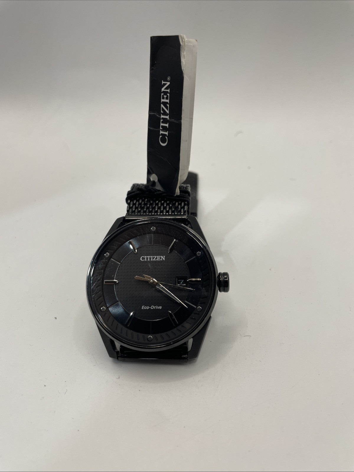 Citizen Men's Watch BM6988-57E Eco-Drive Black Dial Solar Mesh Stainless Steel