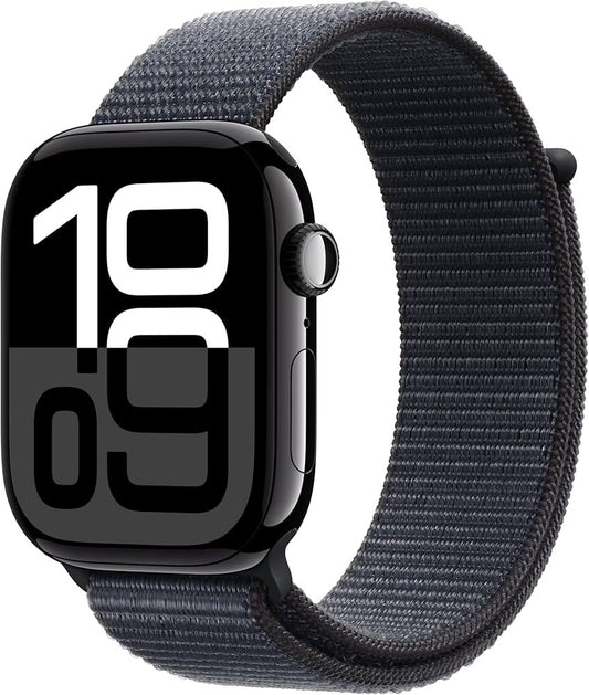 Apple Watch Series 10 [GPS 46mm case] Smartwatch with Jet Black Aluminium Case