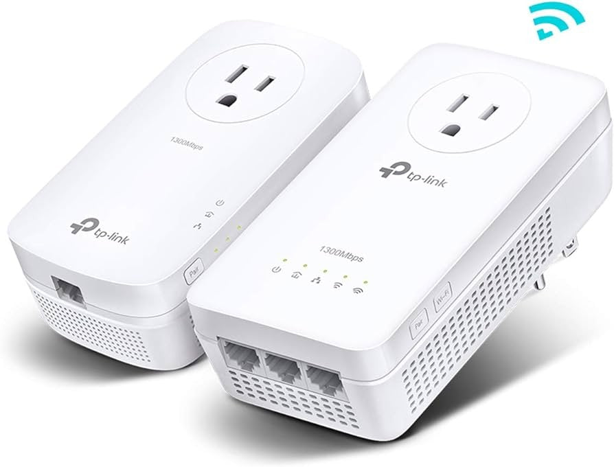 TP-Link Powerline WiFi Extender TL-WPA8631P KIT- Includes AV1300 Powerline