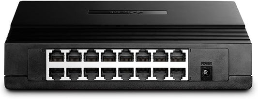 TP-Link 16 Port 10/100Mbps Fast Ethernet Switch , Desktop or Wall-Mounting