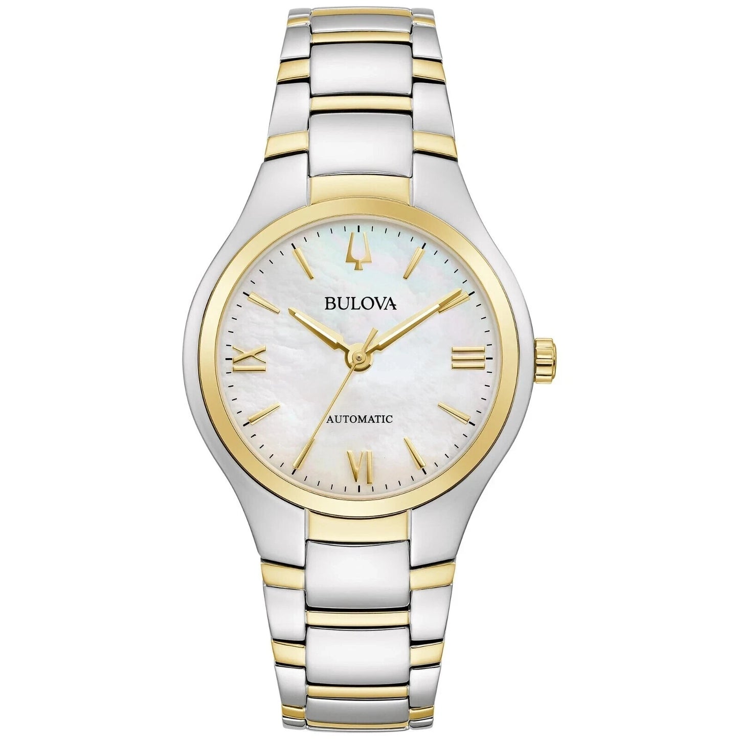 Bulova Women's Automatic Gold & Silver Stainless Steel Watch 34 MM 98L297