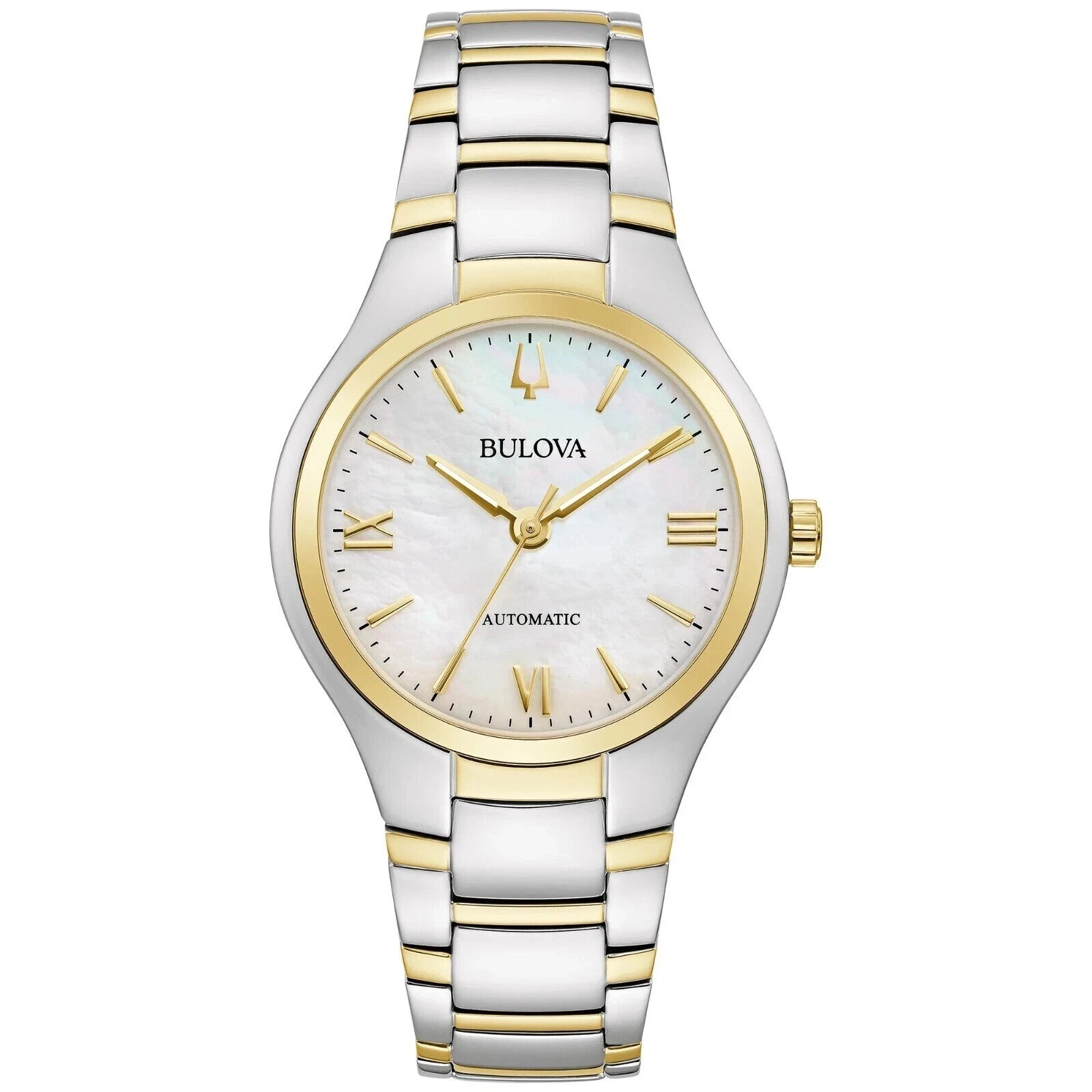 Bulova Women's Automatic Gold & Silver Stainless Steel Watch 34 MM 98L297