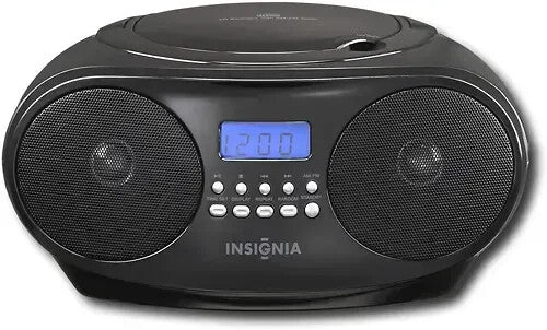 Insignia Cd Player With Fm/am Radio Boombox Portable Battery Operated