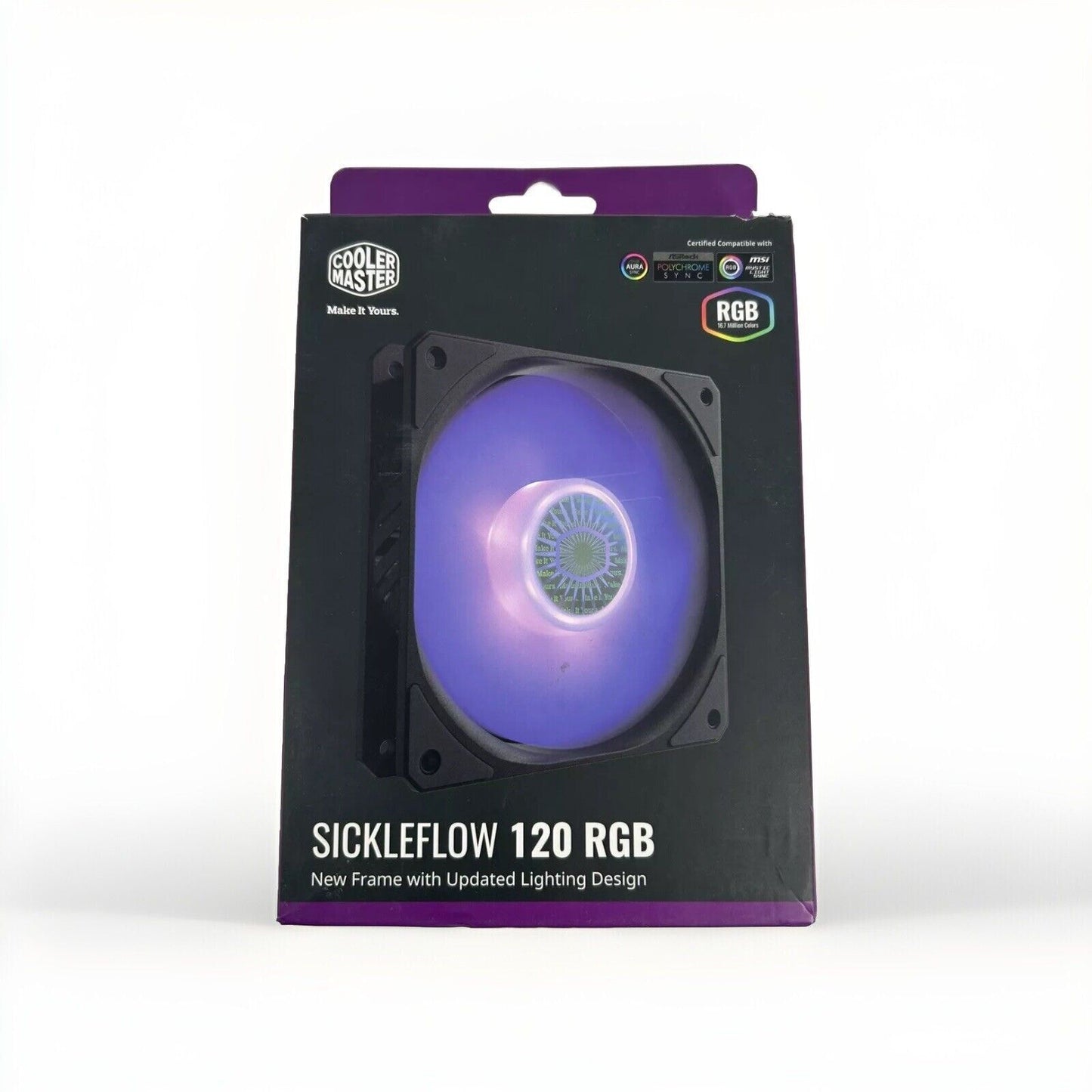 Cooler Master SickleFlow 120 V2 RGB Square Frame Case Fan
