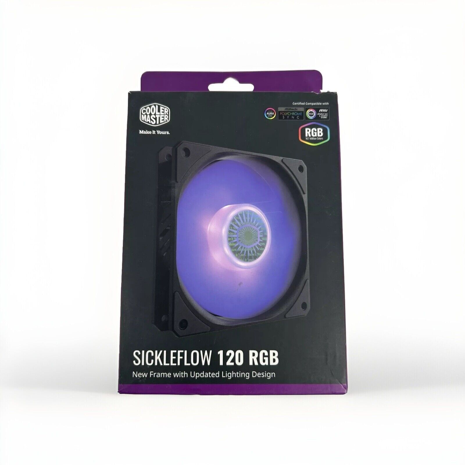 Cooler Master SickleFlow 120 V2 RGB Square Frame Case Fan