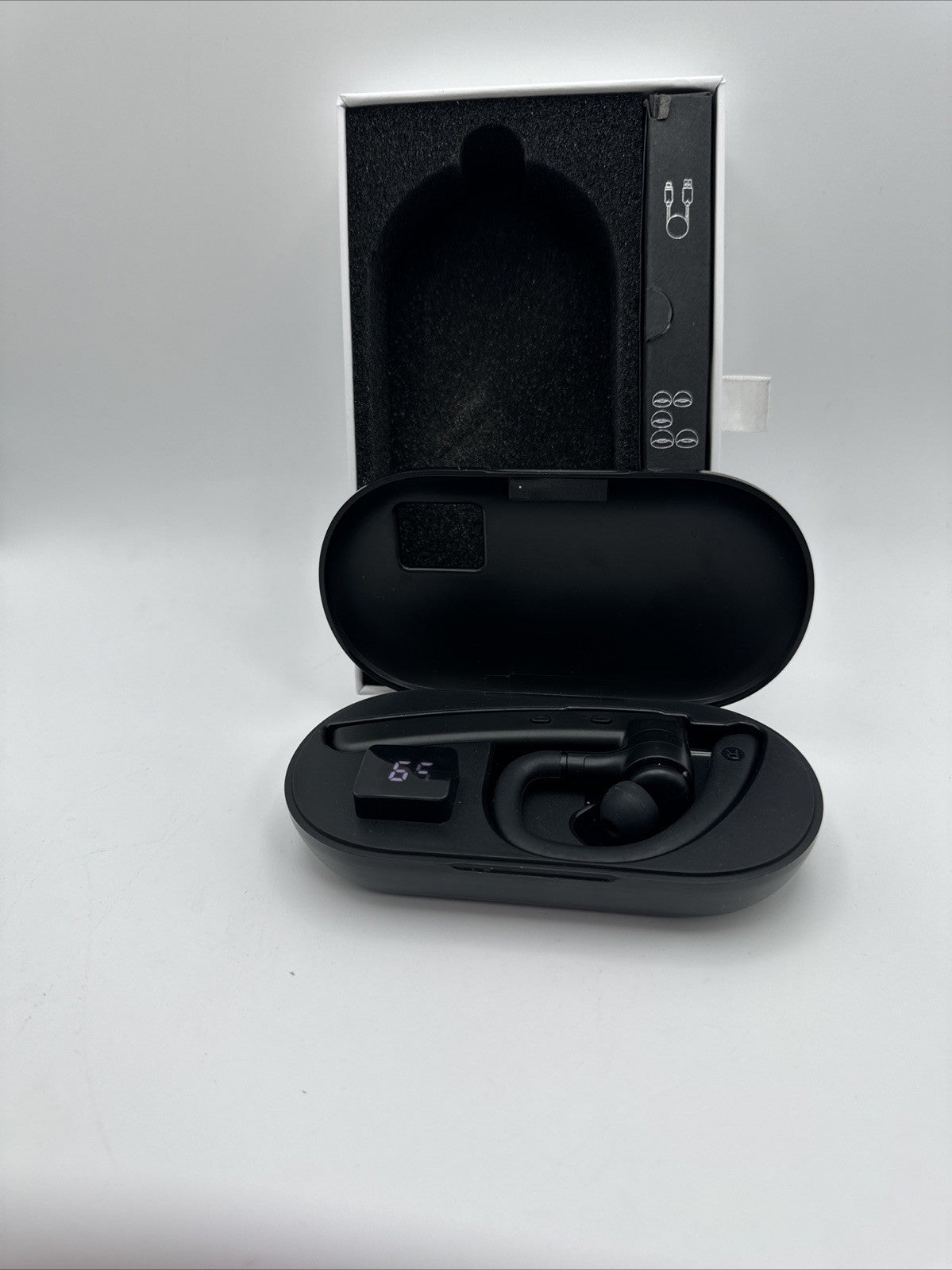 Terunsoul Bluetooth Headset V5.3, Wireless Bluetooth Earpiece With 600mah