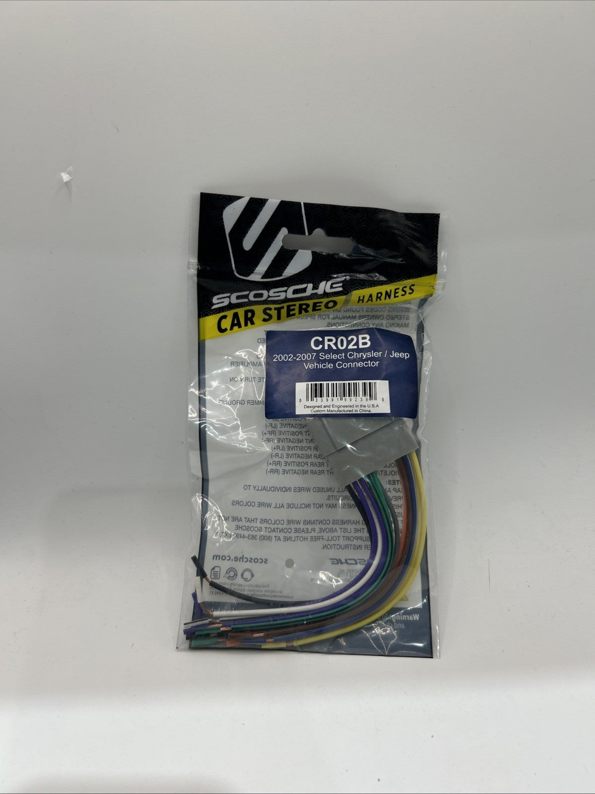 Scosche CR02B Wire Harness For Select 2002-2008 Chrysler/Jeep Vehicles