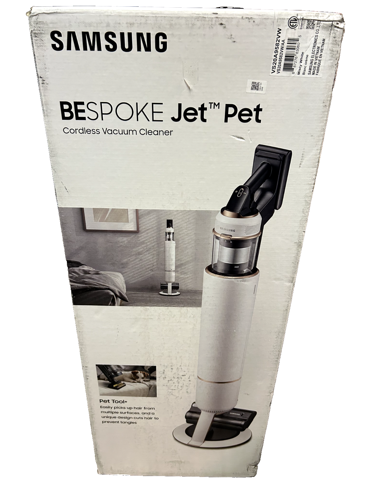 Samsung Bespoke Jet Cordless Stick Vacuum with All-in-One Clean Station