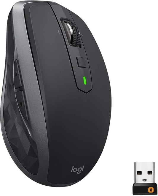 Logitech MX Anywhere 2S Bluetooth Edition Wireless Mouse - Use On Any Surface