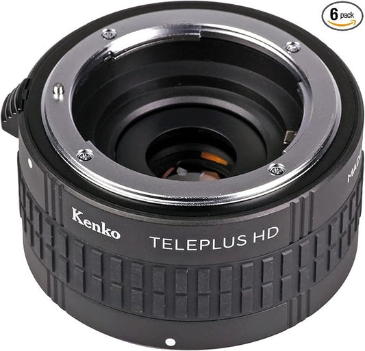 Kenko TELEPLUS HD 2.0X for Nikon F Autofocus Camera Mount, Black (K-TPHD2.0-N)