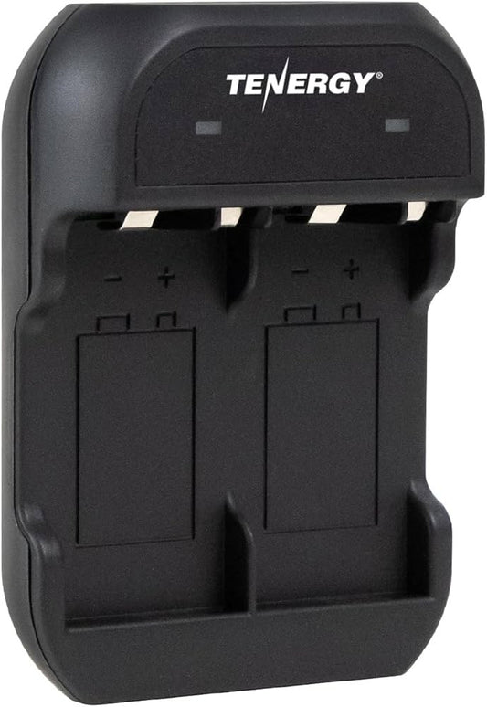 Tenergy TN141 Smart Charger for NiMH 9V Rechargeable Batteries, 9V Cells Battery