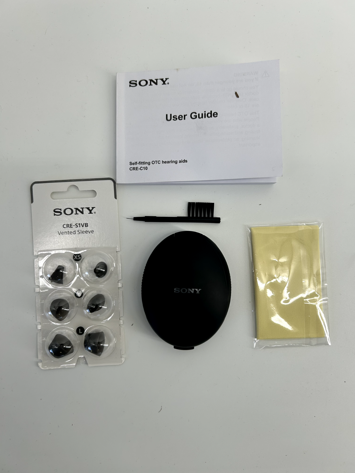 Sony CRE-C10 Self Fitting OTC Hearing Aid - FDA Approved