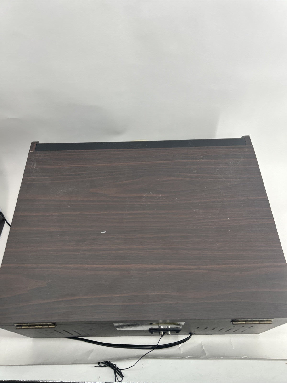 Victrola VTA-370B 7-in-1 Wood Bluetooth Retro 3-speed Record Player - See Descri