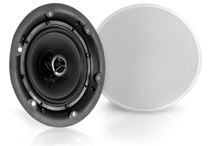 Pyle Ceiling and Wall Mount Speaker - Wireless Bluetooth 6.5" 2-Way Audio 300W