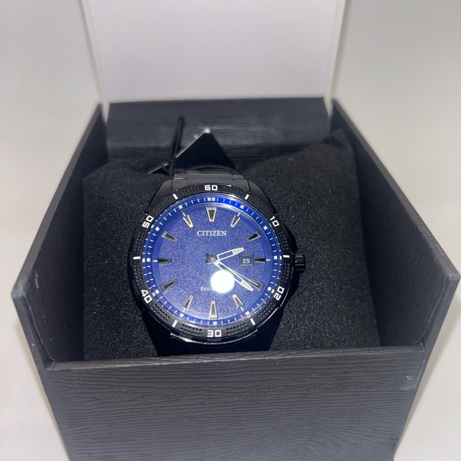 Citizen AR Eco-Drive Movement 45mm Blue/Black Stainless Steel Case with Black...