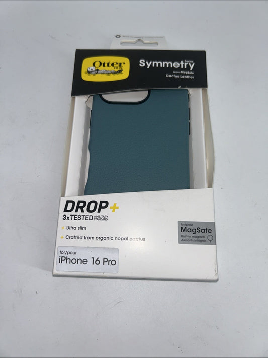 OtterBox Apple iPhone 16 Pro Symmetry Cactus Leather Series Case with MagSafe