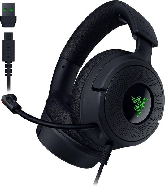 Razer Kraken V4 X Wired Gaming Headset: 40 mm Drivers - Cardioid Mic - Memory