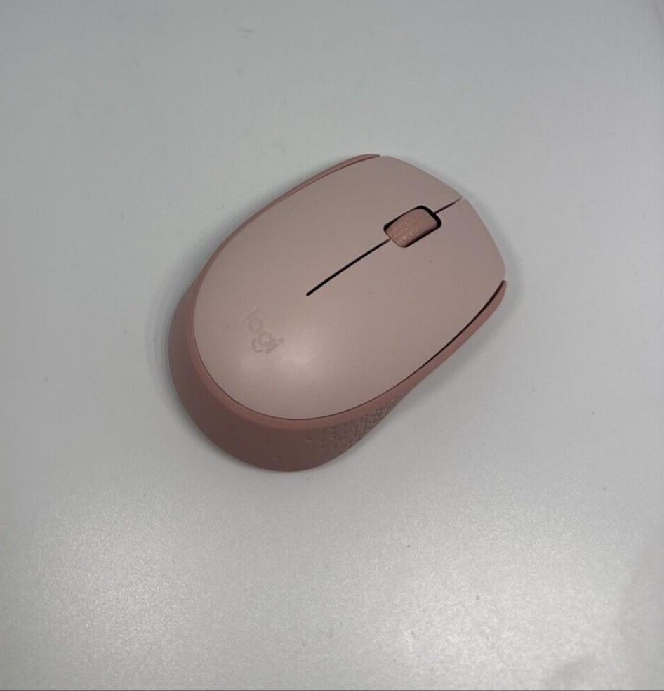 Logitech M170 Wireless Mouse - PC, Mac, Laptop, Ambidextrous, Compact, Rose Pink