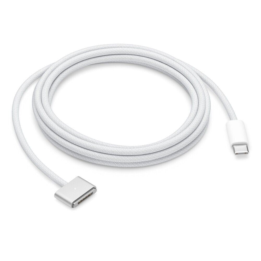 Apple 6.6' (2M) USB-C to MagSafe 3 Charging Cable for MacBook Pro, White