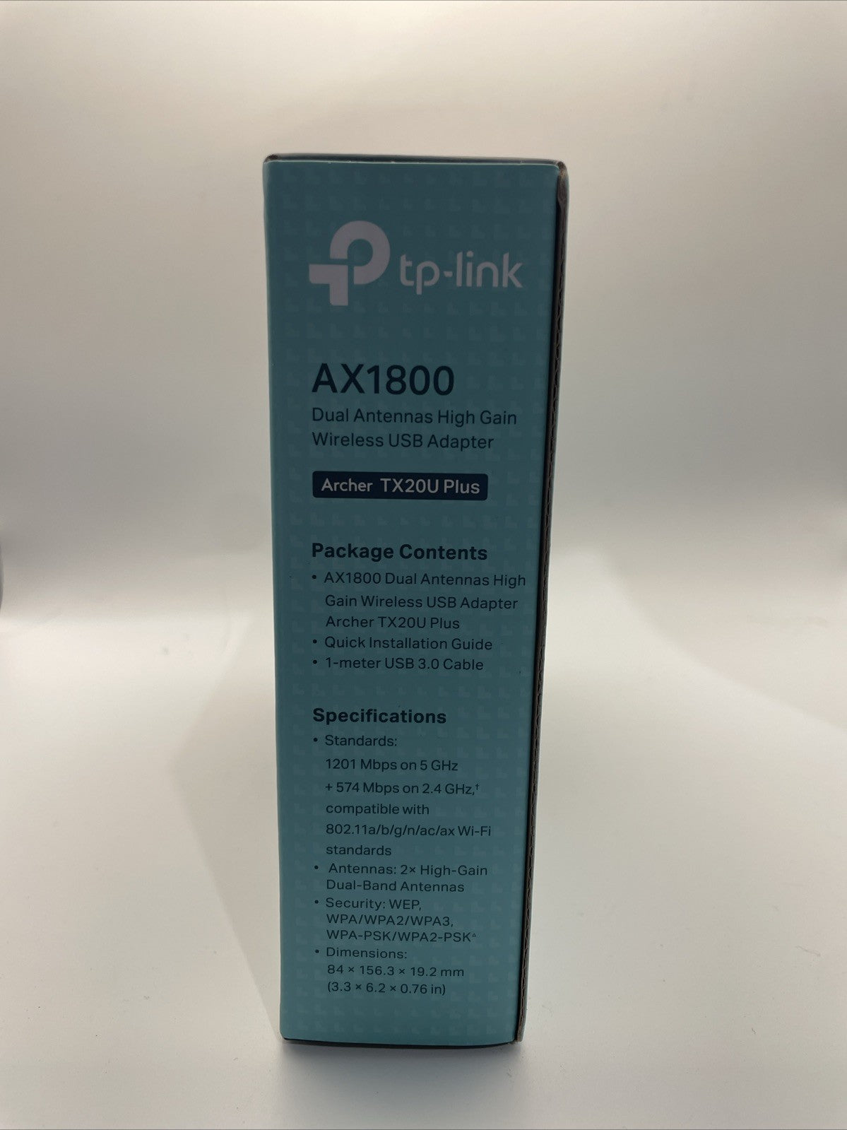 TP-Link Archer TX20U Plus AX1800 WiFi 6 Dual Band USB Adapter (US) - NEW