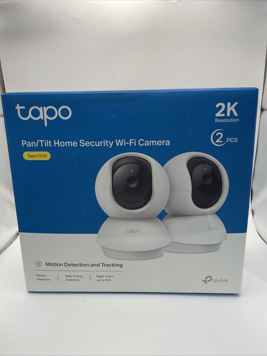 Tapo 2K Pan/Tilt Security Camera for Baby Monitor, Dog Camera Motion Detection