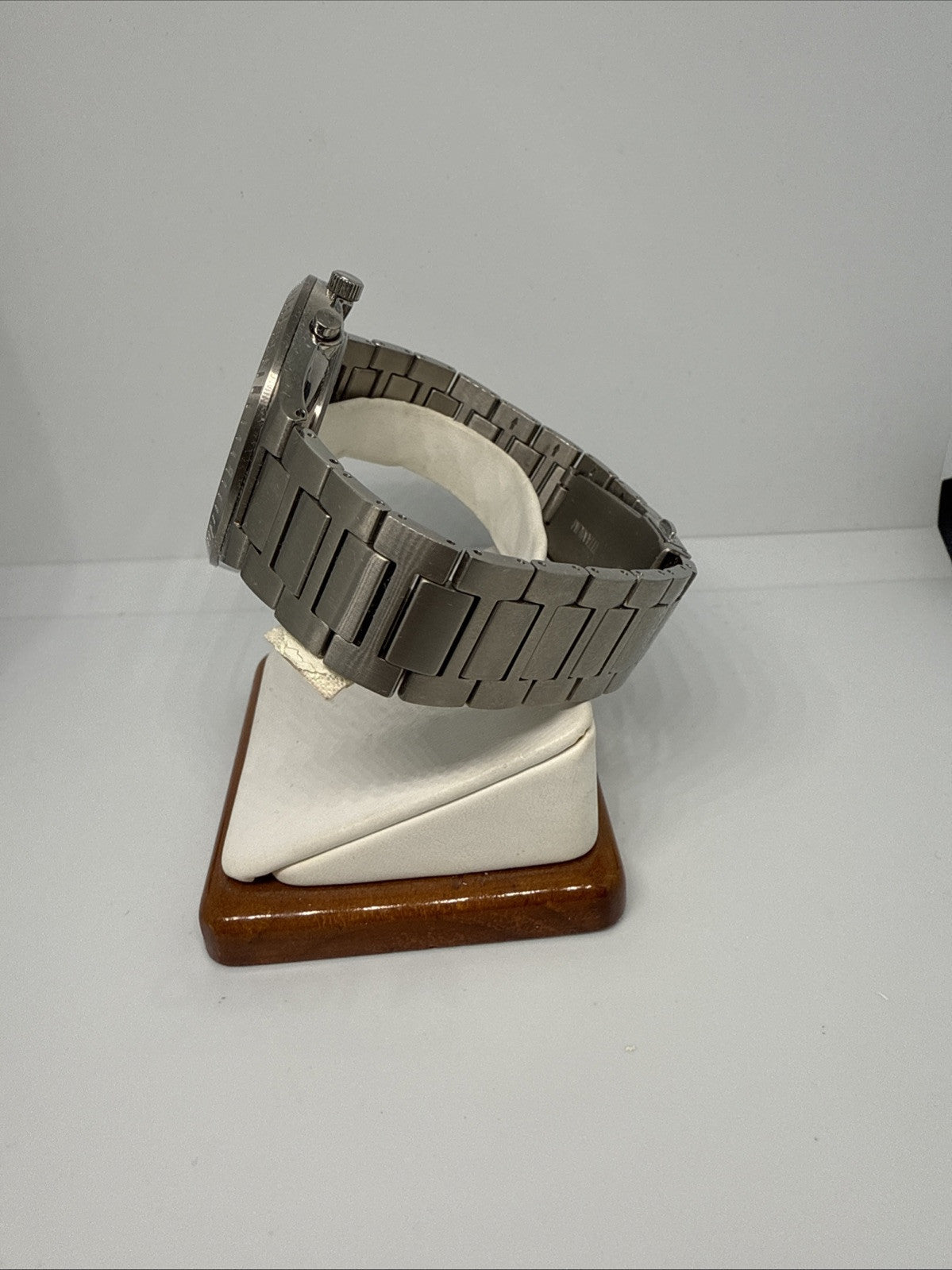 Bering Titan Chrono Men's Brushed Silver Black Dial Quartz Watch 11743-709