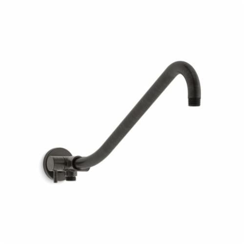 Kohler 76337-2BZ Gooseneck Rainhead Arm w/ 2-Way Diverter, 1/2" NPT, Bronze